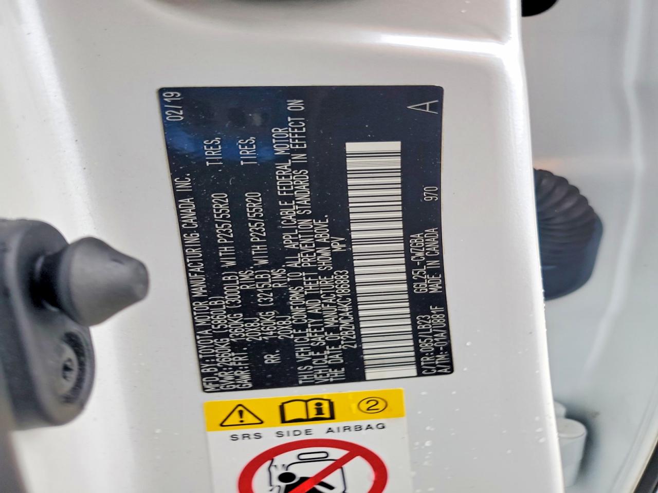 2019 LEXUS RX 350 BASE photo 37