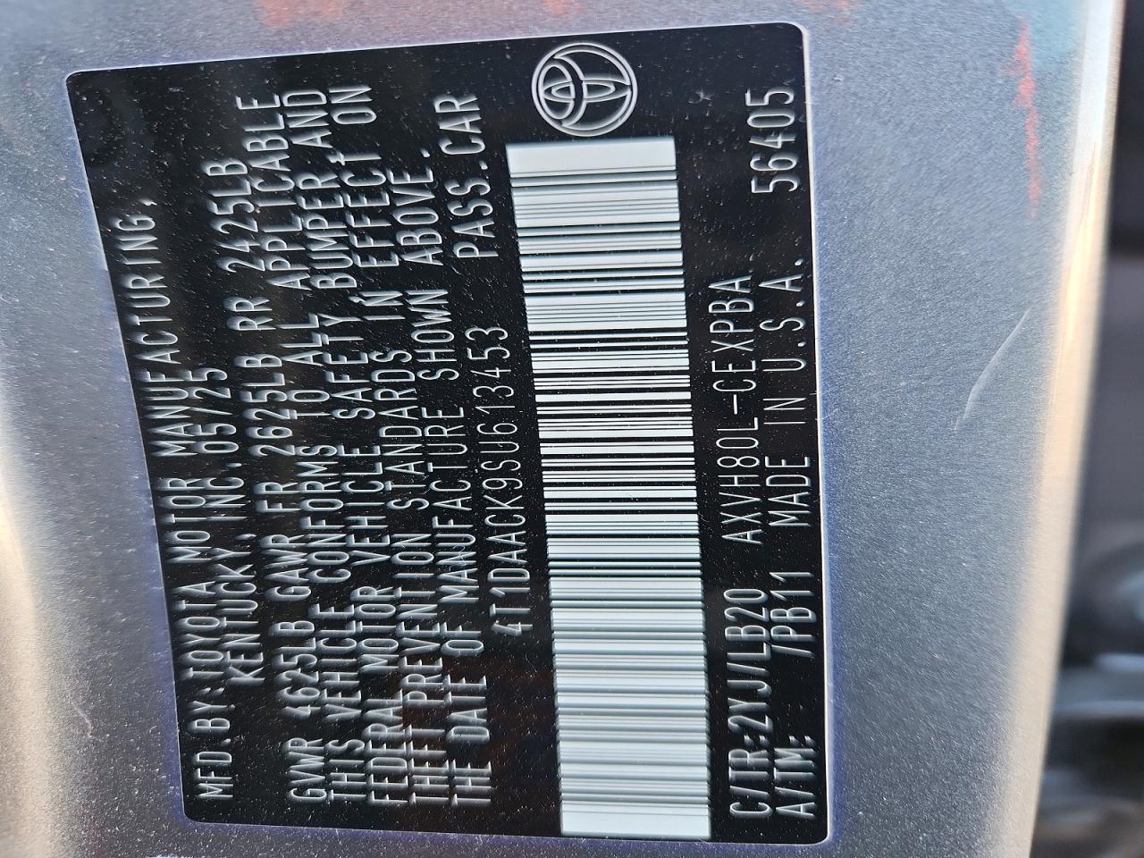 2025 TOYOTA CAMRY XSE photo 12