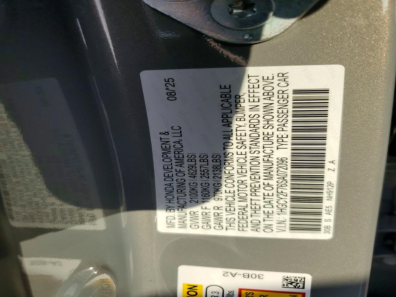 2025 HONDA ACCORD HYBRID SPORT-L photo 12
