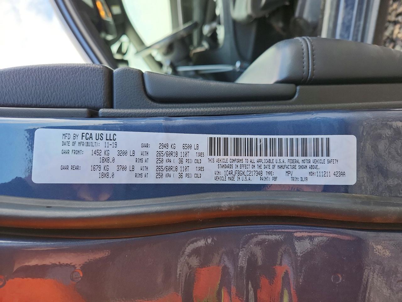 2020 JEEP GRAND CHEROKEE LIMITED photo 27