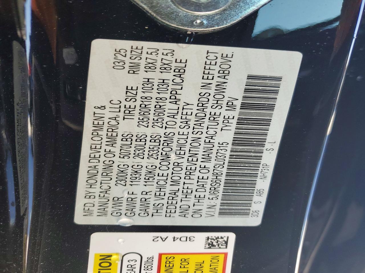 2025 HONDA CR-V SPORT-L photo 12