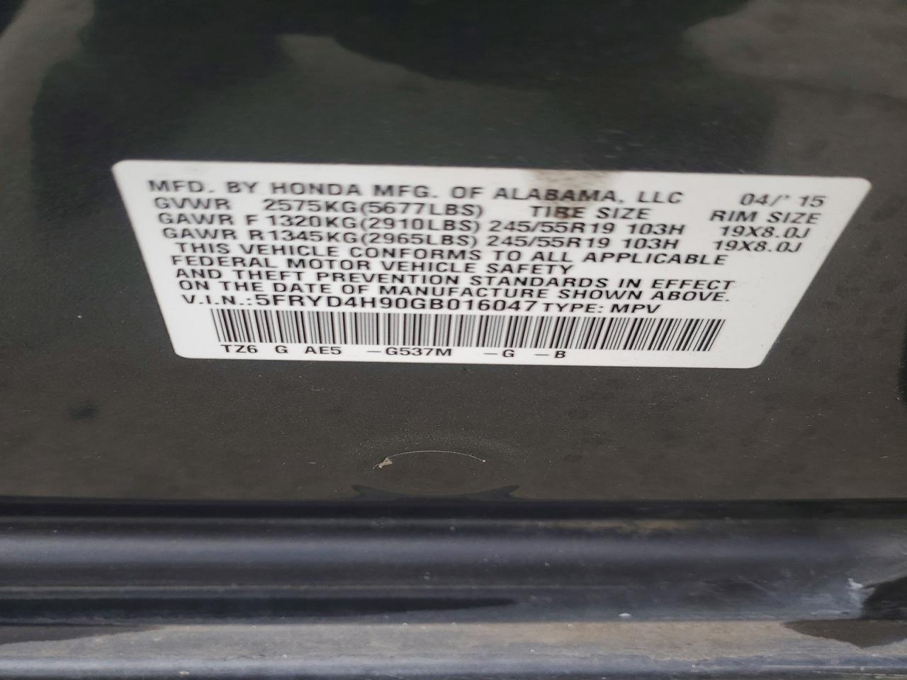 2016 ACURA MDX ADVANCE photo 37