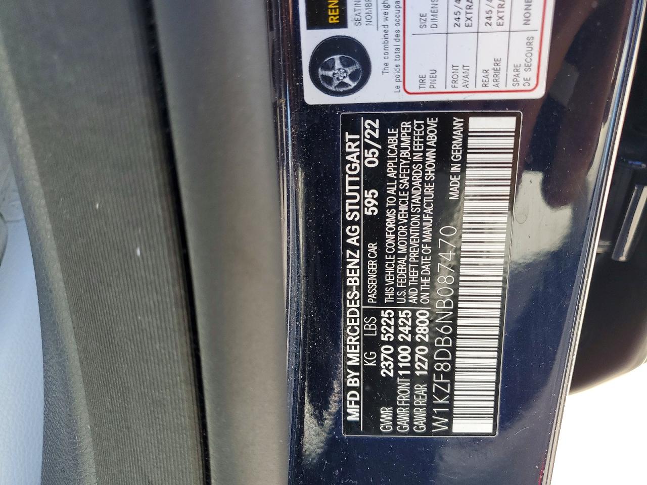 2022 MERCEDES-BENZ E 350 photo 12
