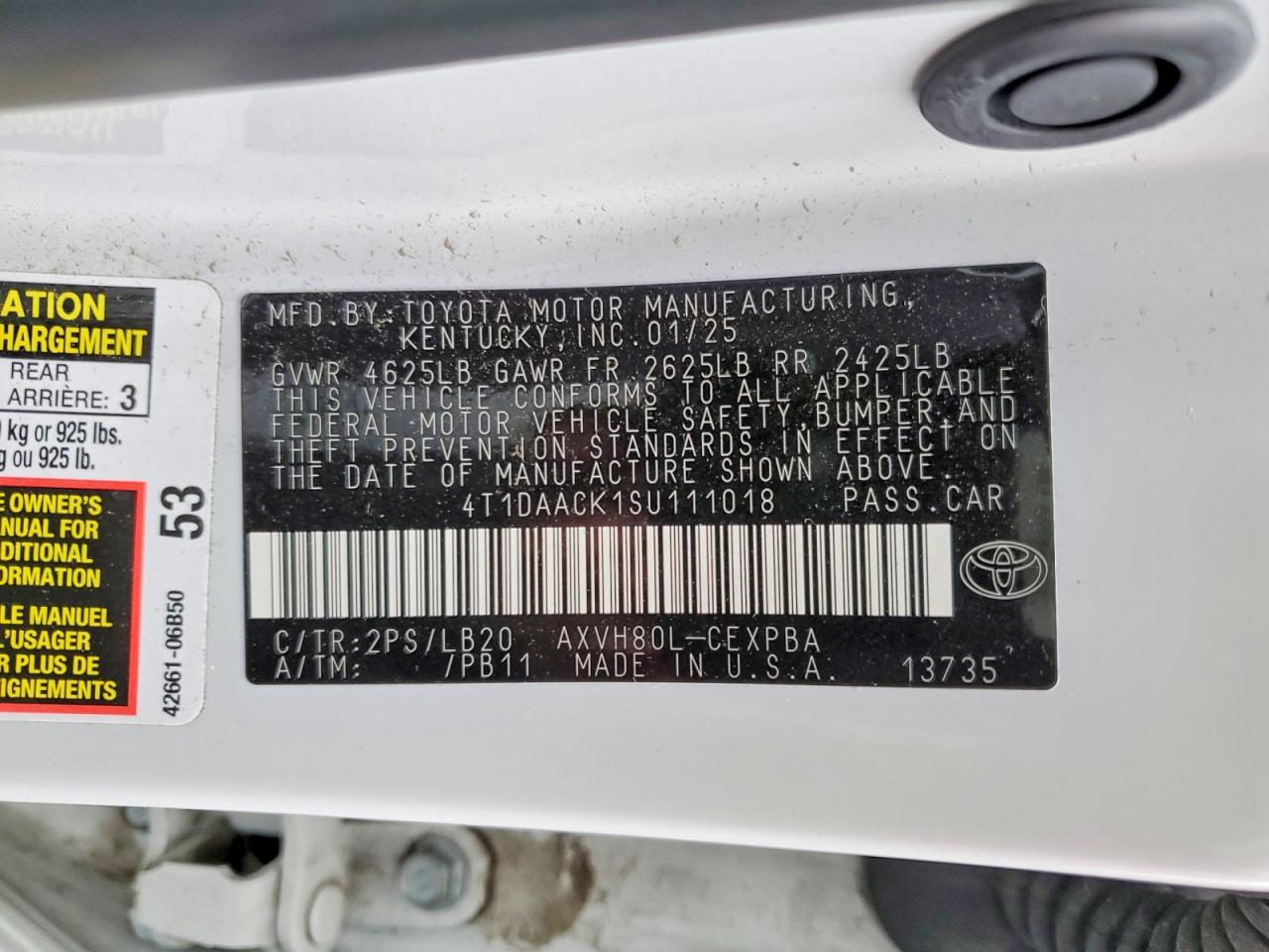 2025 TOYOTA CAMRY XSE photo 12