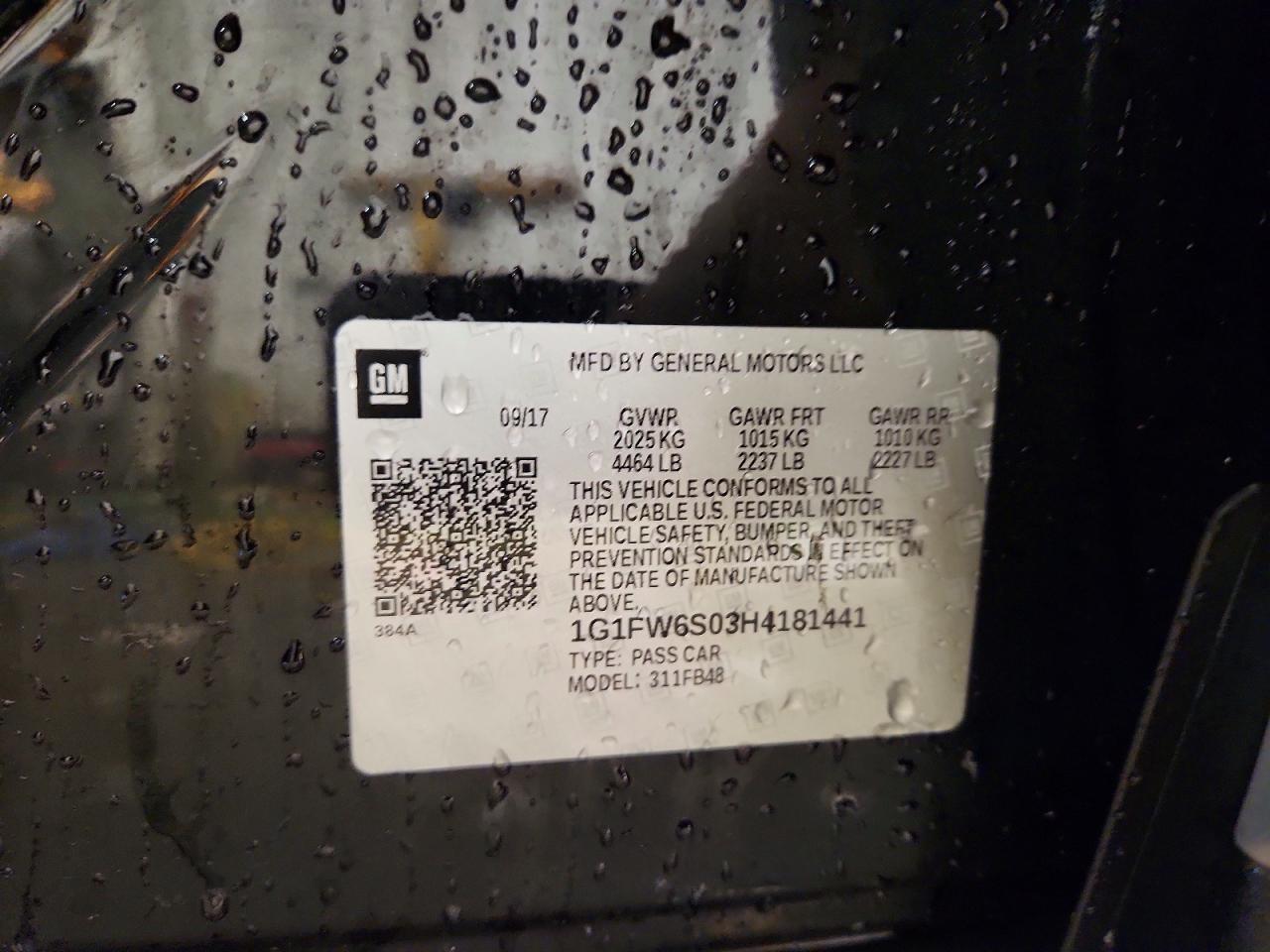 2017 CHEVROLET BOLT EV LT photo 34