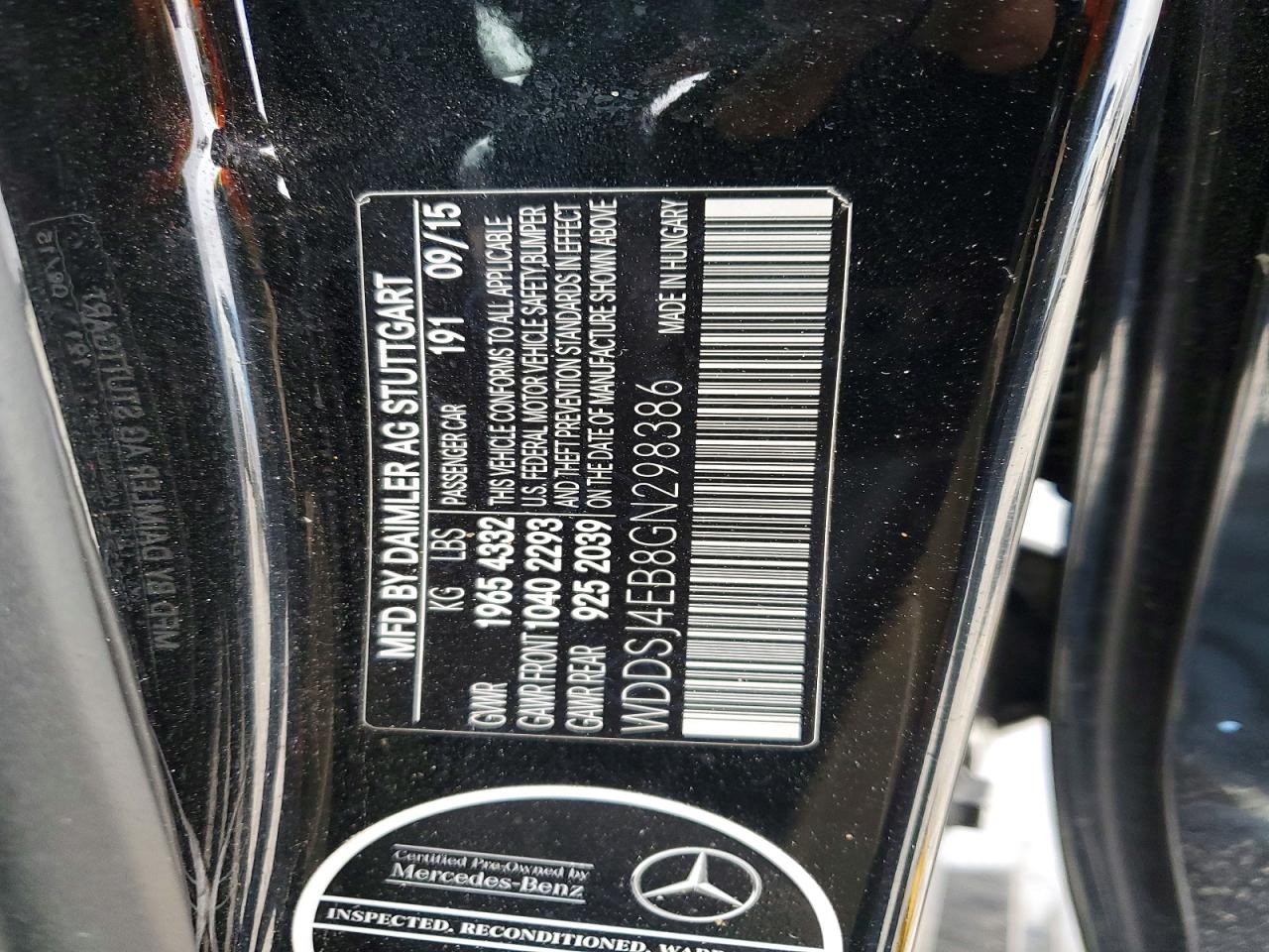 2016 MERCEDES-BENZ CLA 250 photo 34
