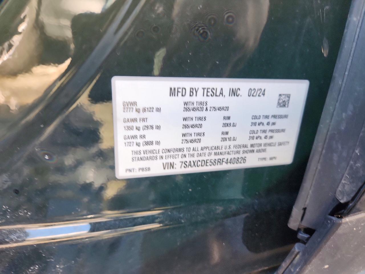 2024 TESLA MODEL X photo 13