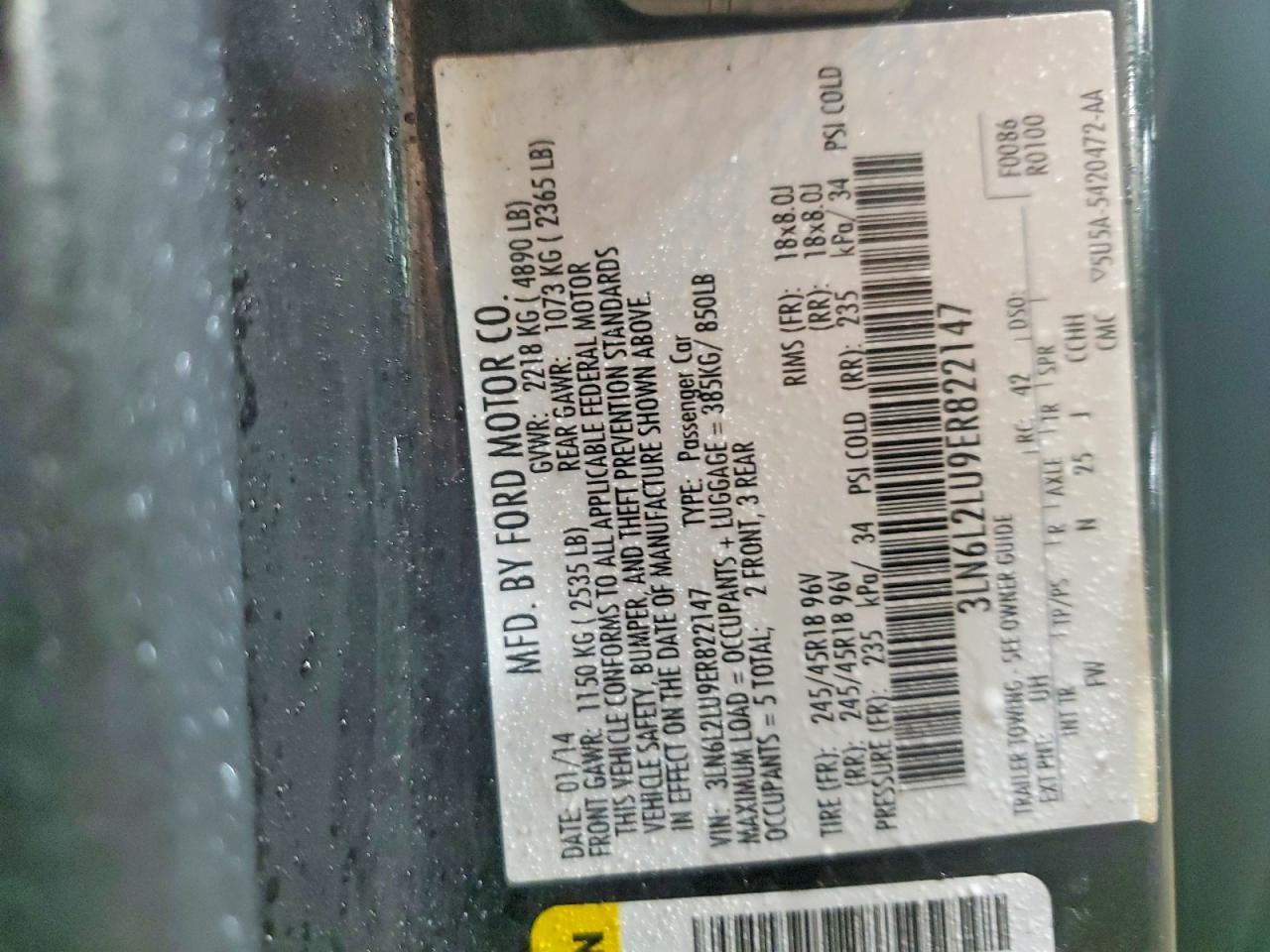 2014 LINCOLN MKZ HYBRID photo 23