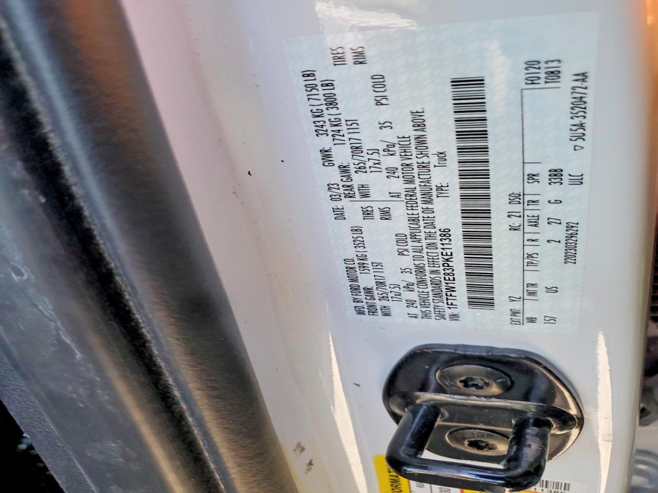 2023 FORD F150 SUPERCREW photo 12