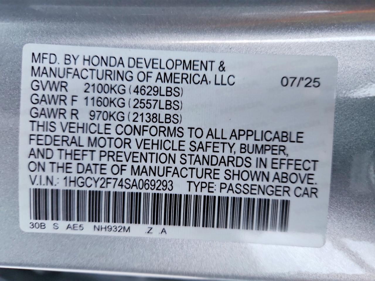 2025 HONDA ACCORD HYBRID SPORT-L photo 12