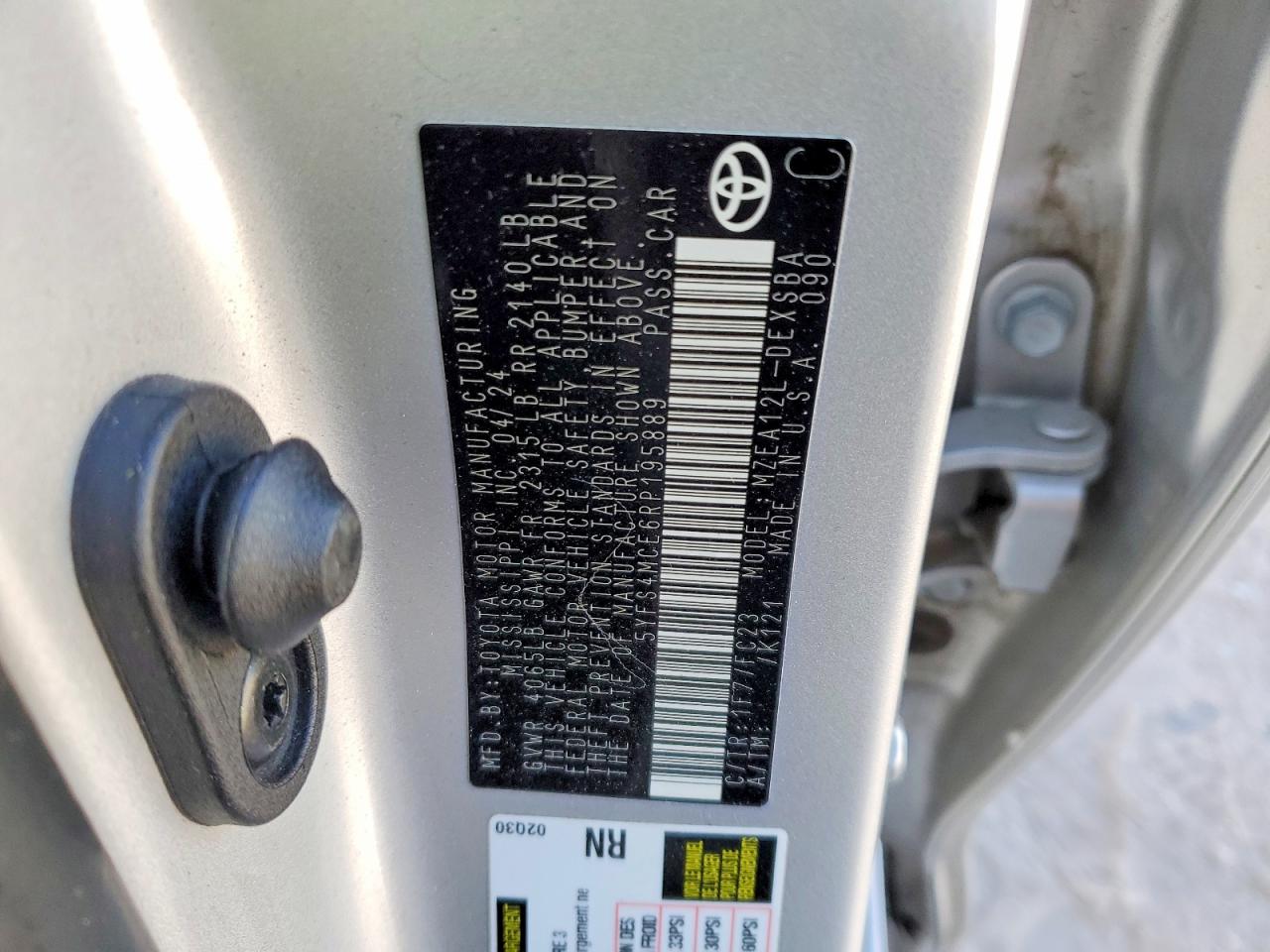 2024 TOYOTA COROLLA SE photo 34