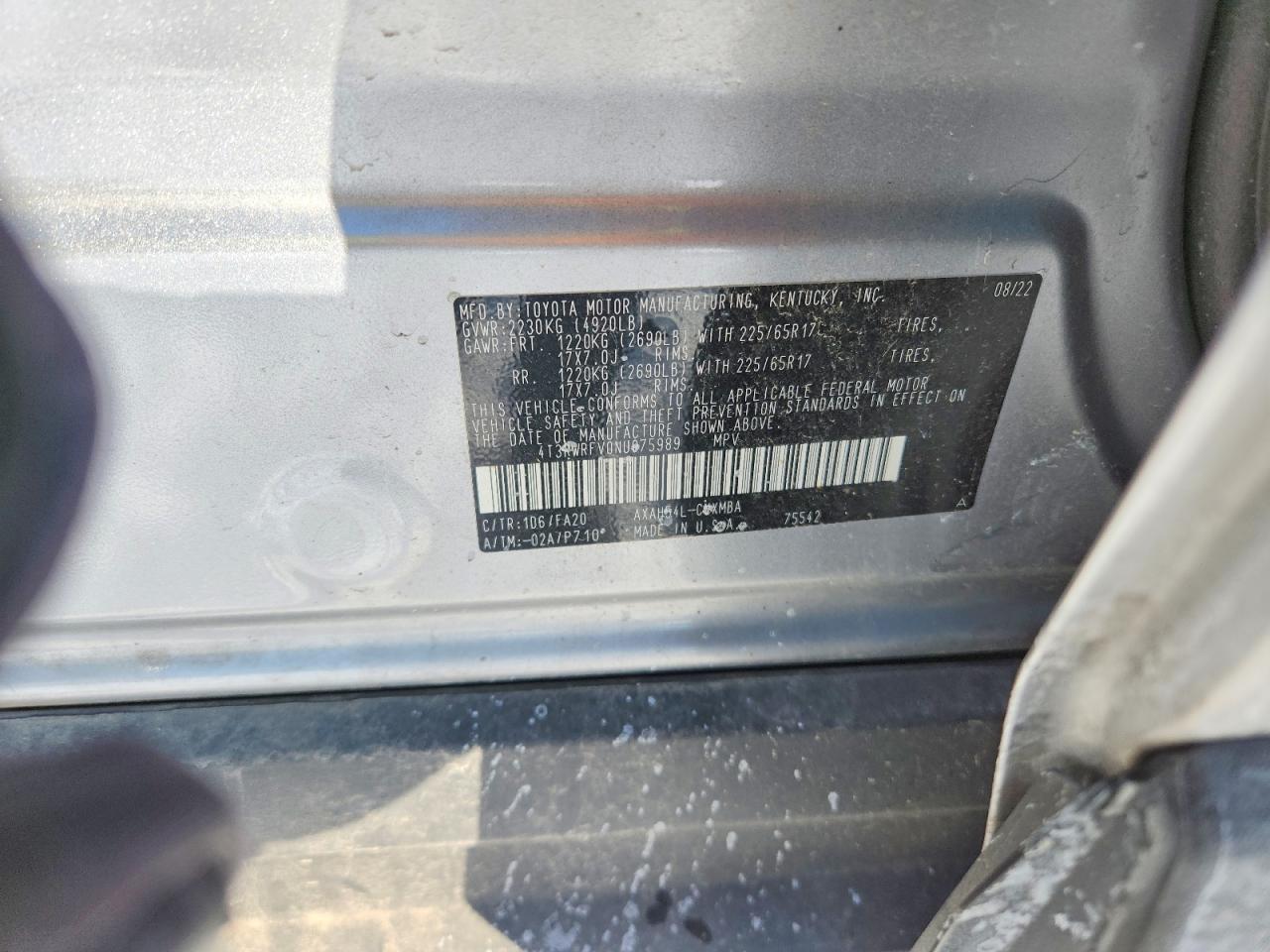 2022 TOYOTA RAV4 photo 27