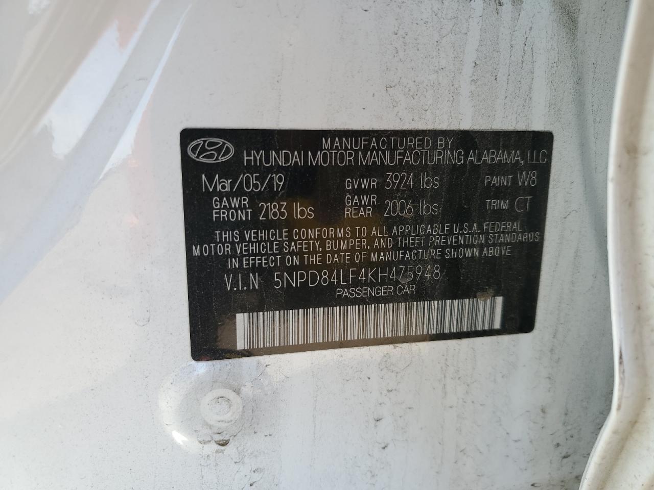 2019 HYUNDAI ELANTRA photo 12
