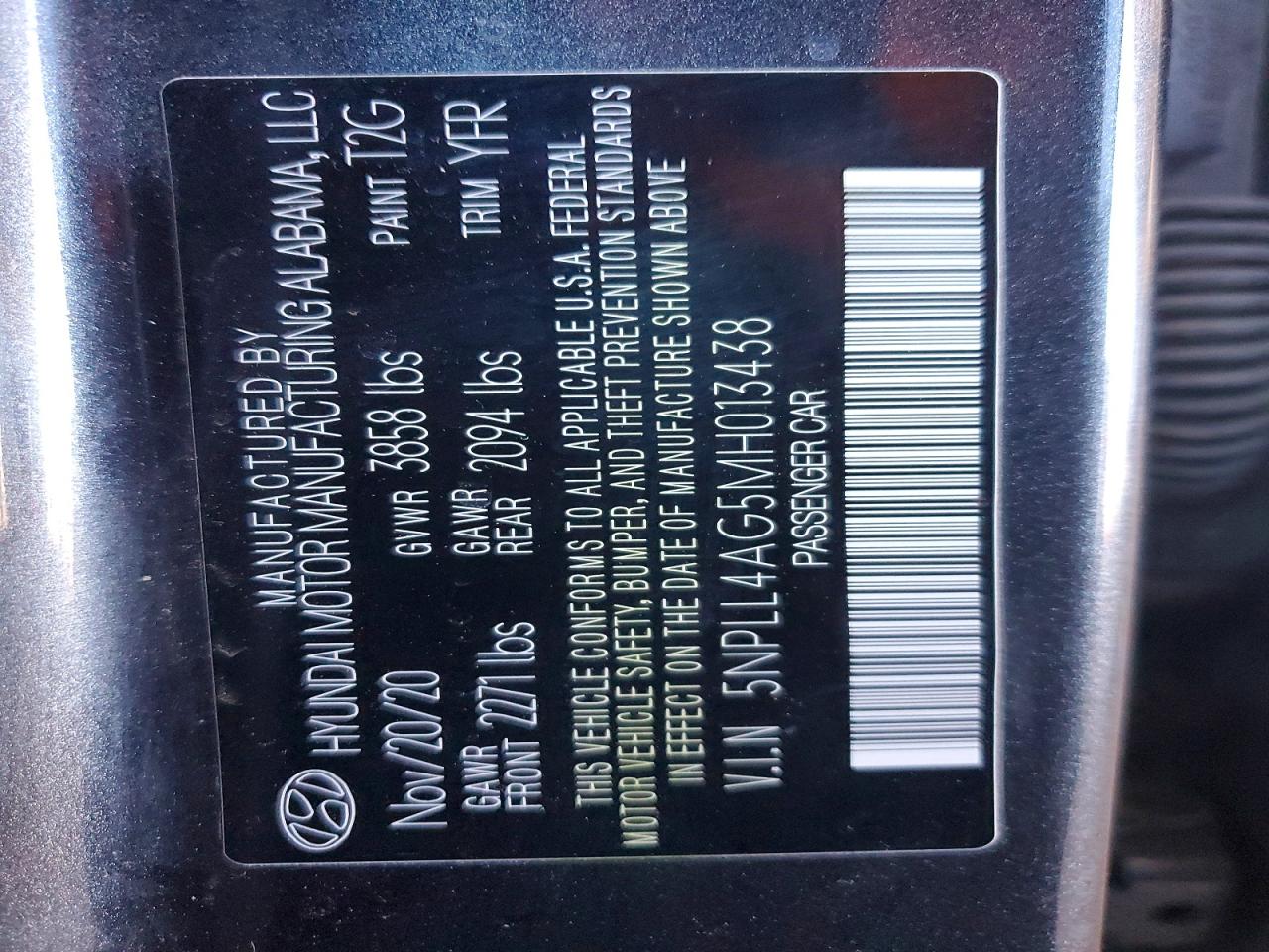 2021 HYUNDAI ELANTRA SE photo 12