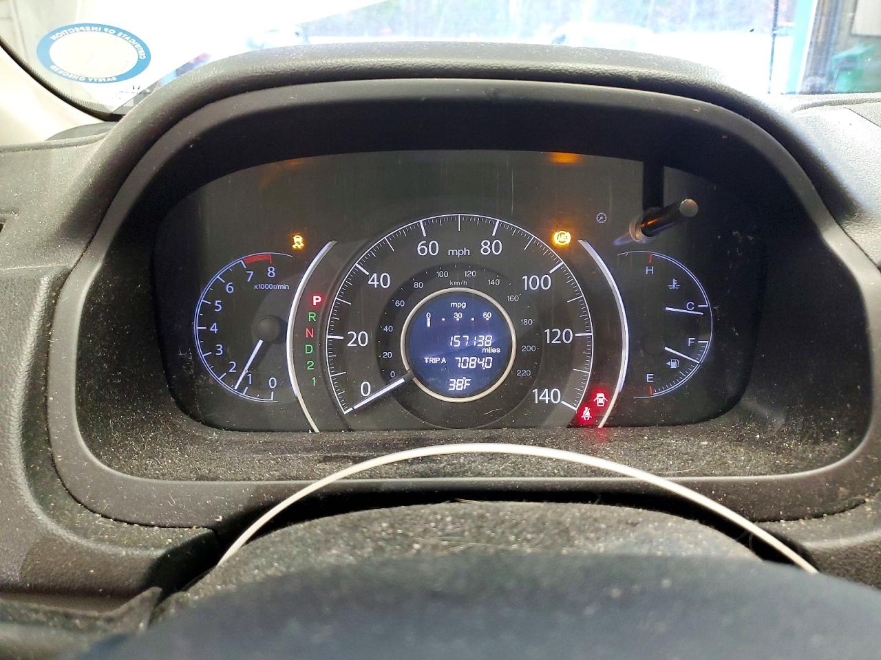 2012 HONDA CR-V LX photo 9