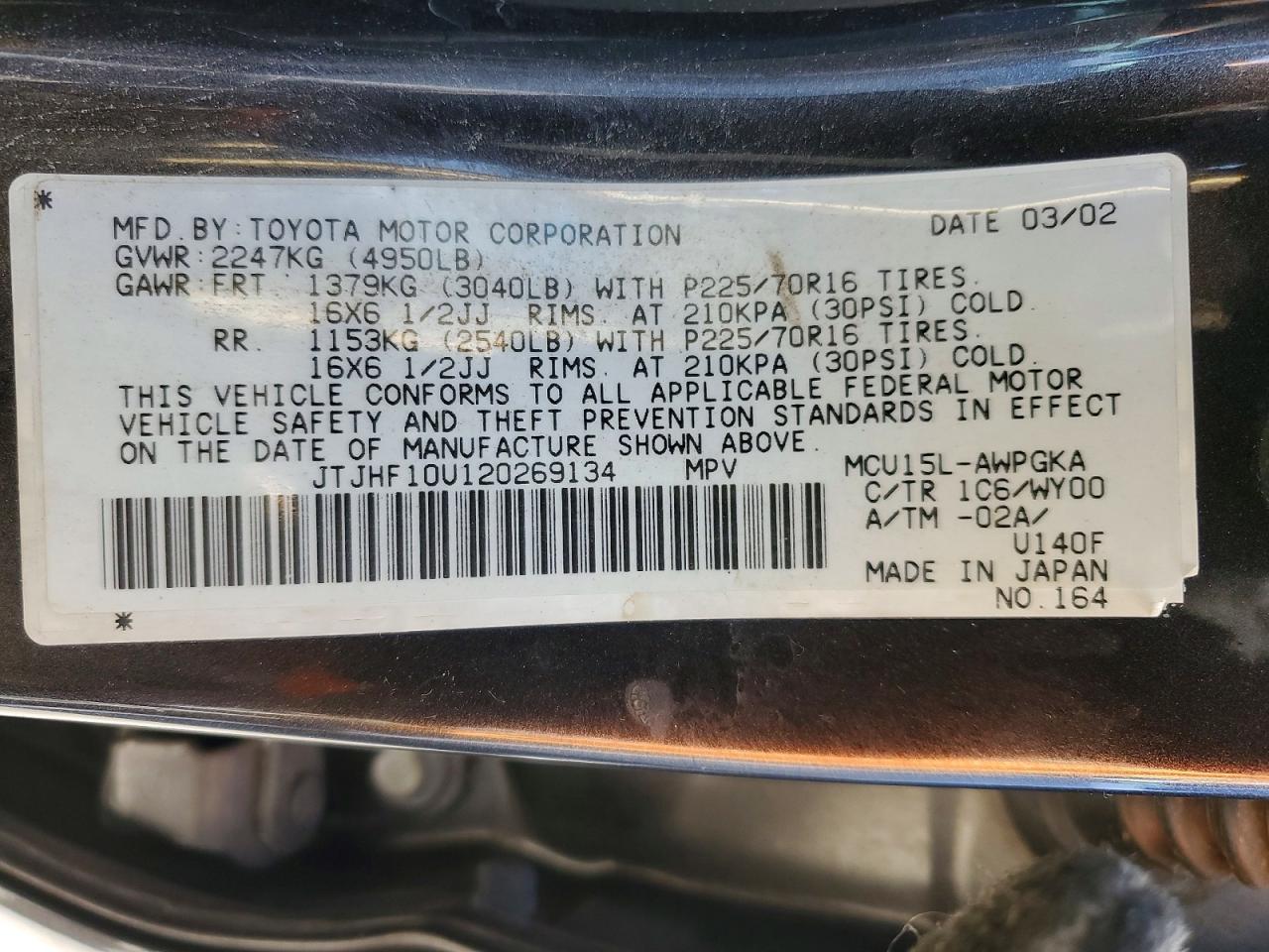 2002 LEXUS RX 300 photo 13