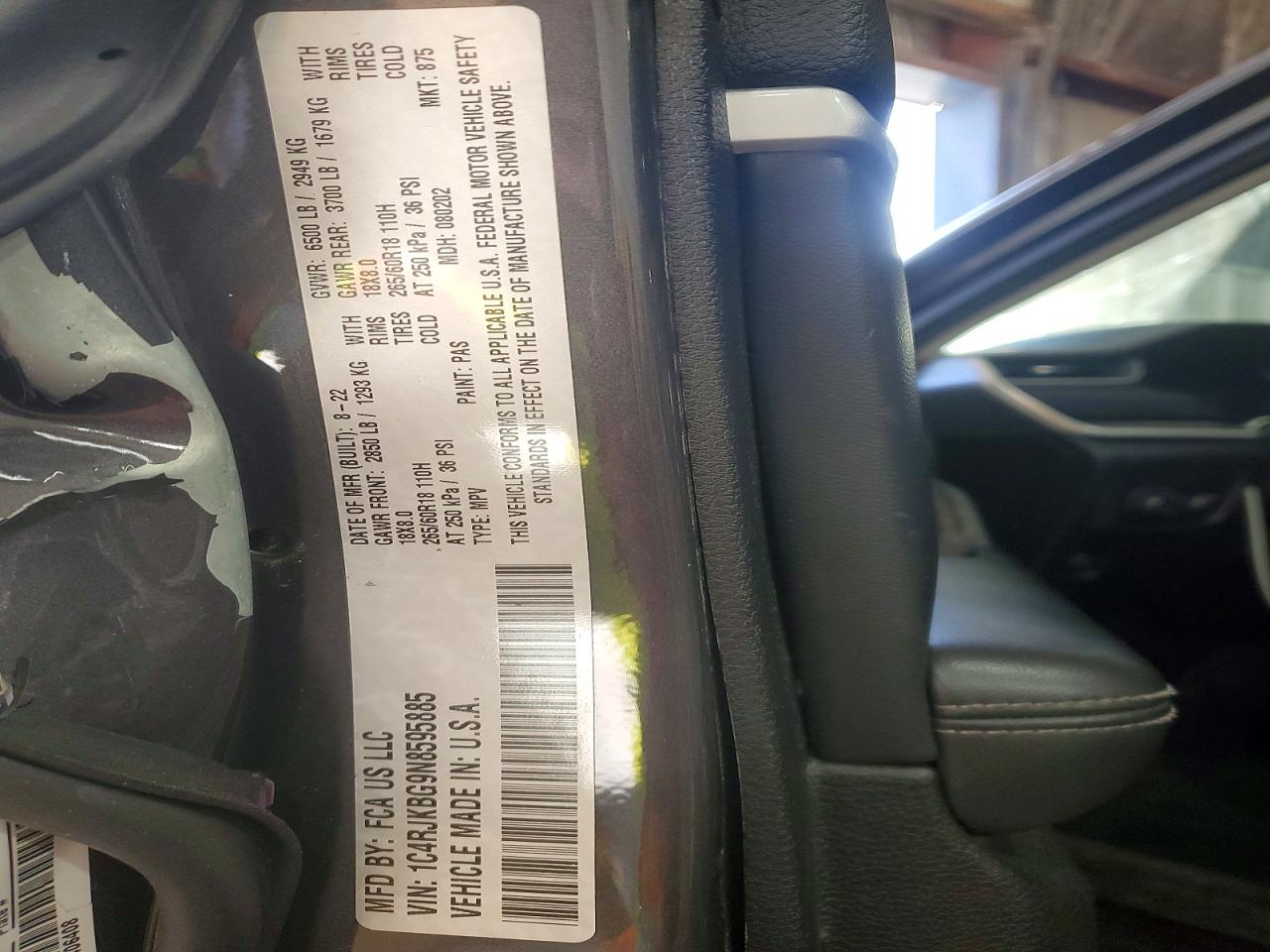 2022 JEEP GRAND CHEROKEE L LIMITED photo 25