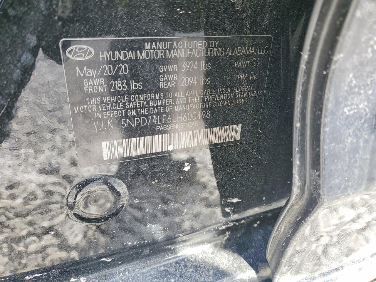 2020 HYUNDAI ELANTRA SE photo 12