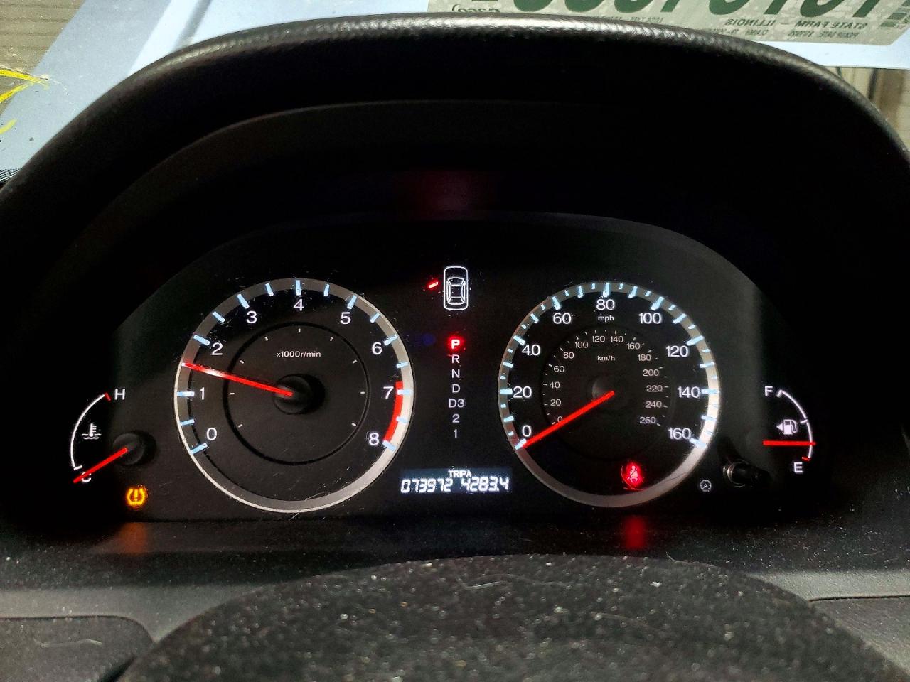 2012 HONDA ACCORD LX photo 9