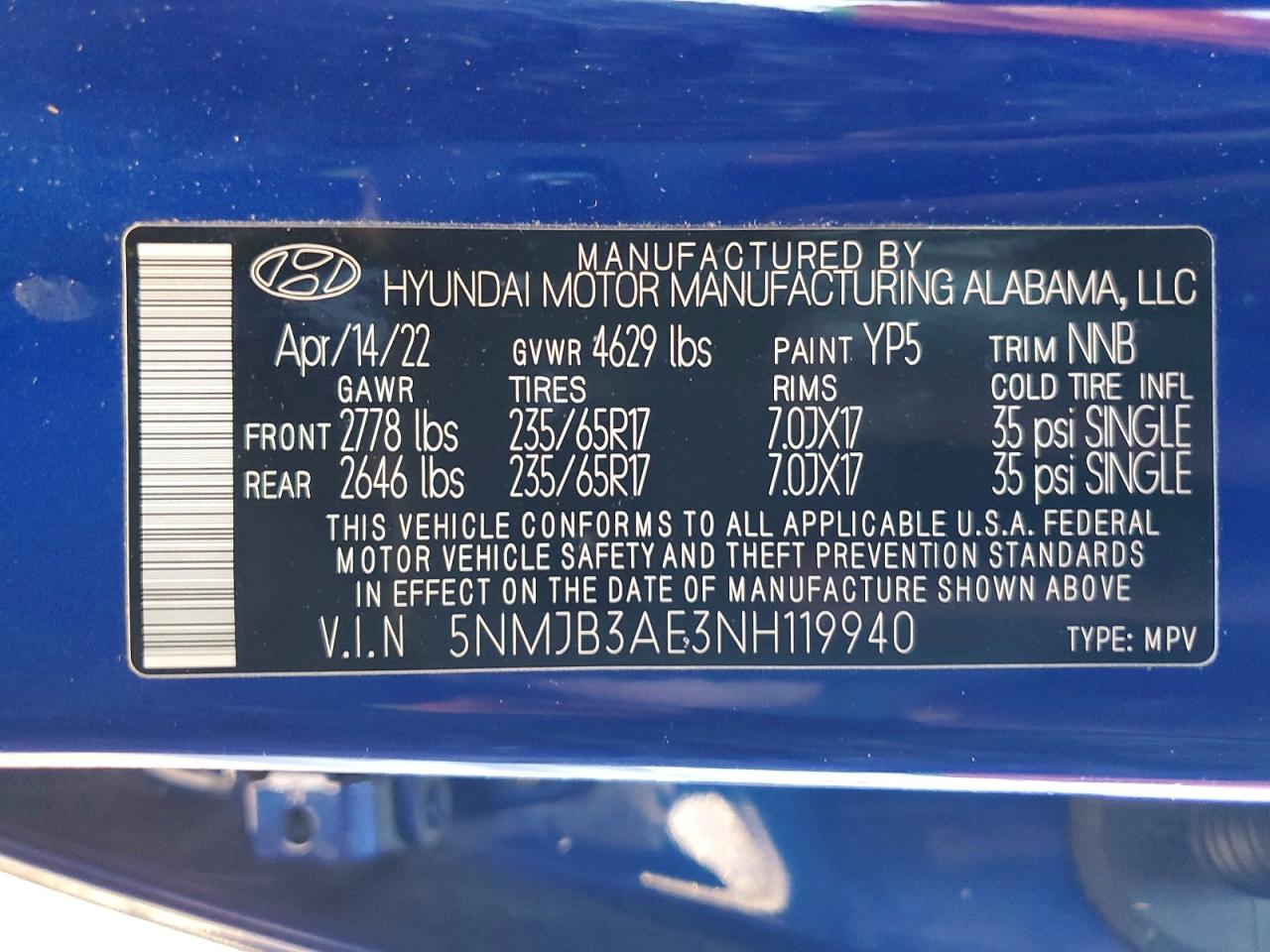 2022 HYUNDAI TUCSON SEL photo 27