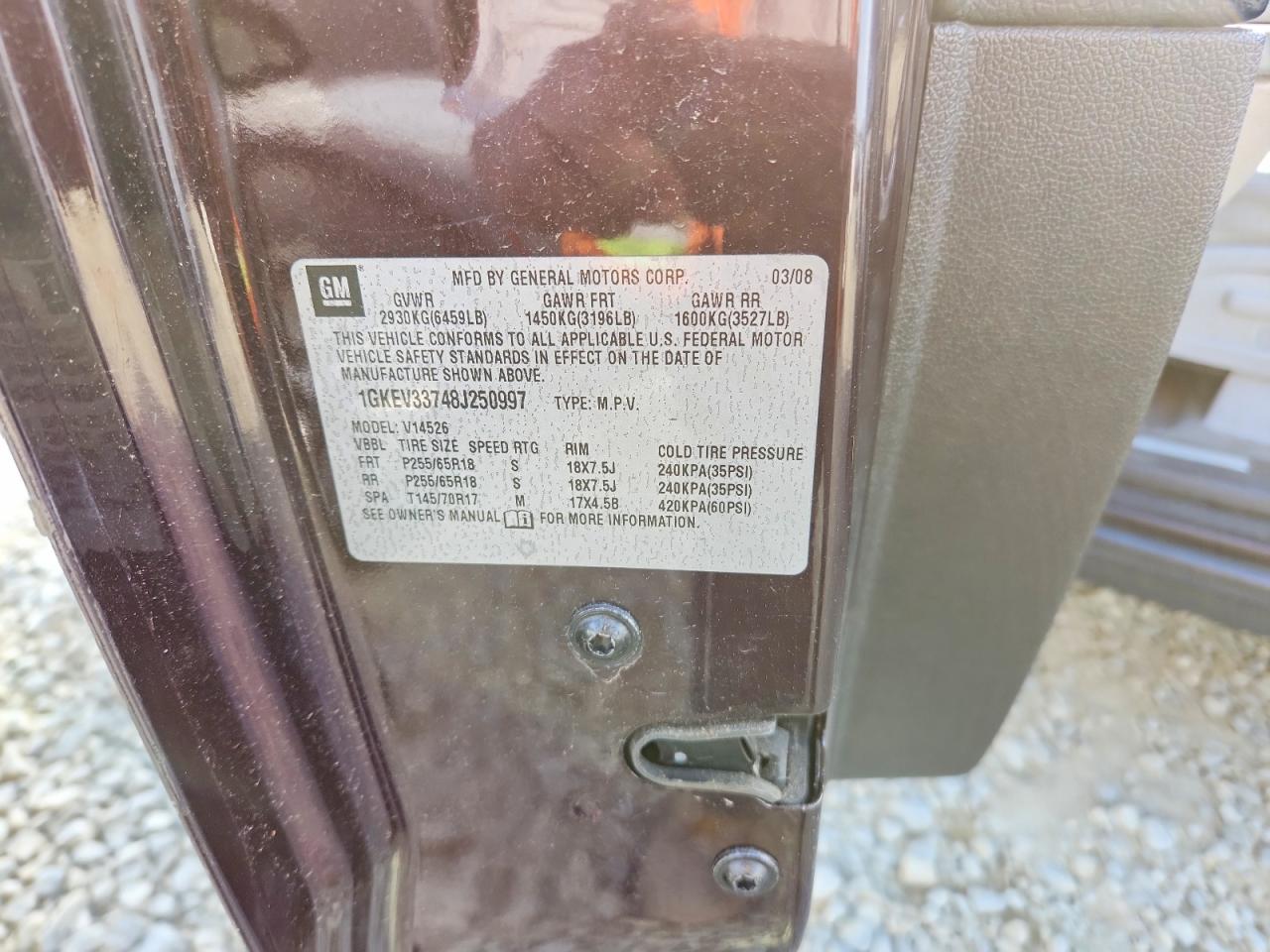 2008 GMC ACADIA SLT-2 photo 13