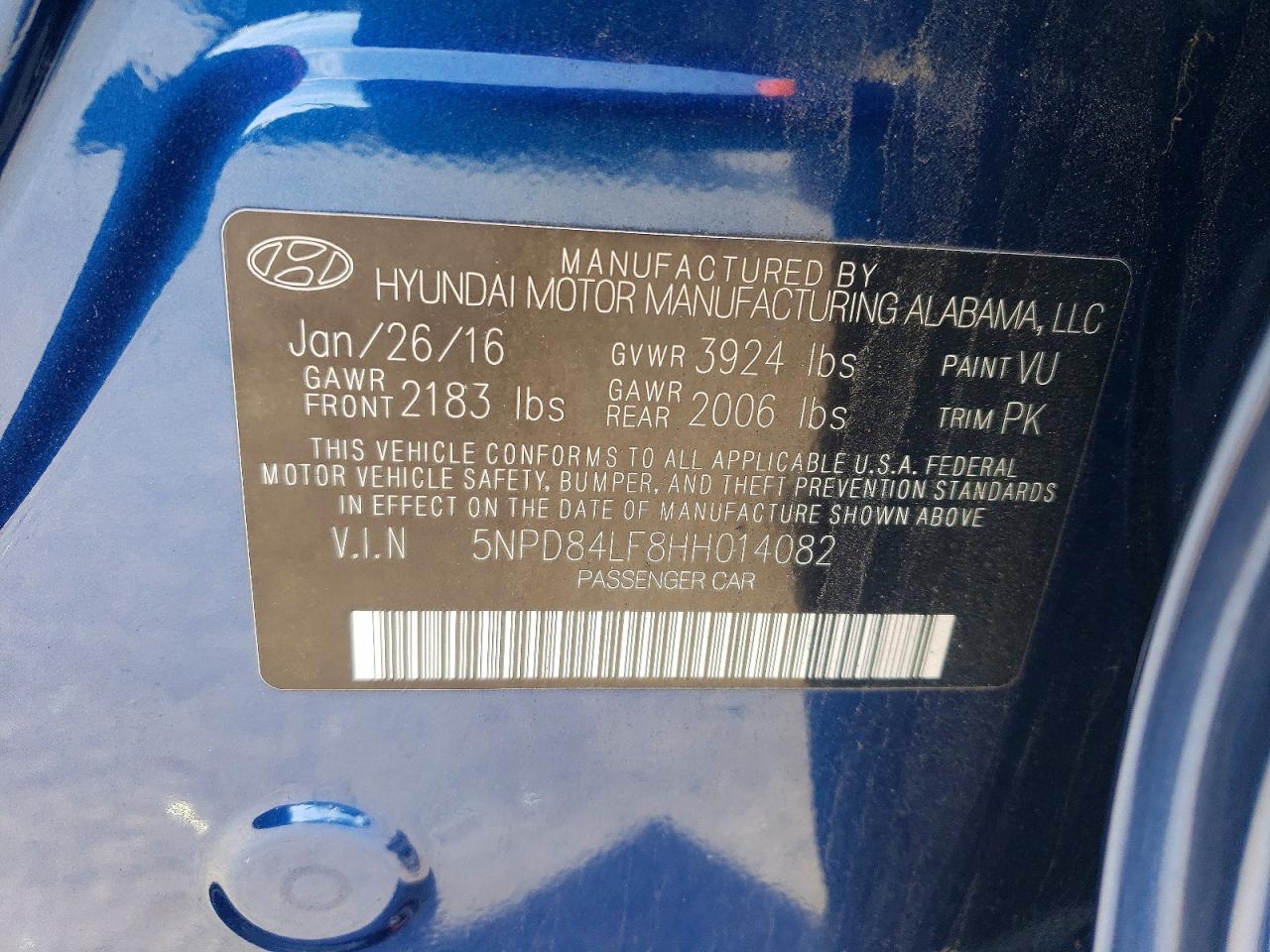 2017 HYUNDAI ELANTRA SE photo 34