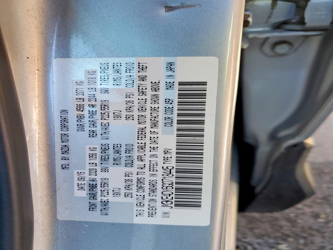 2016 MAZDA CX-5 GT photo 12