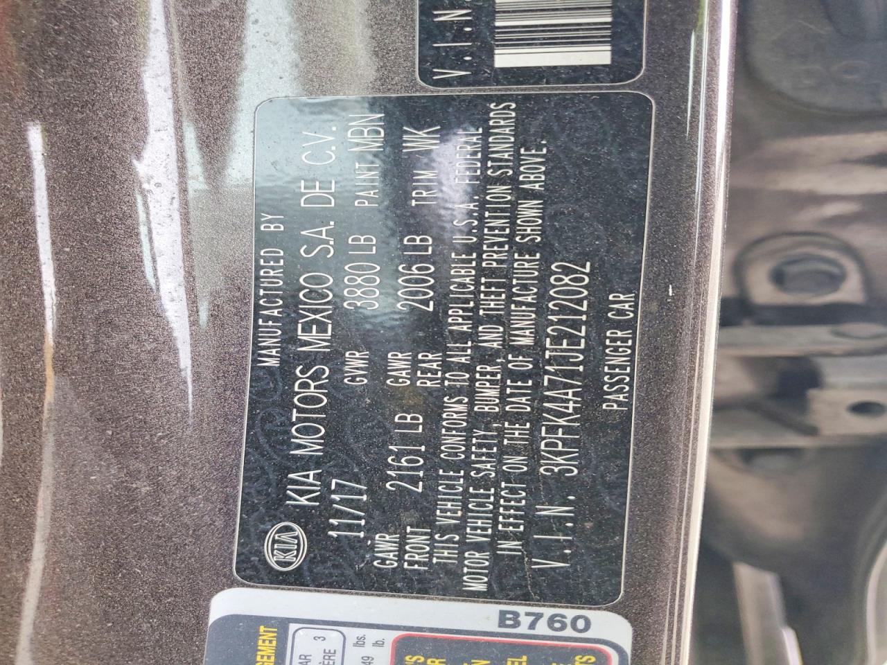 2018 KIA FORTE LX photo 23