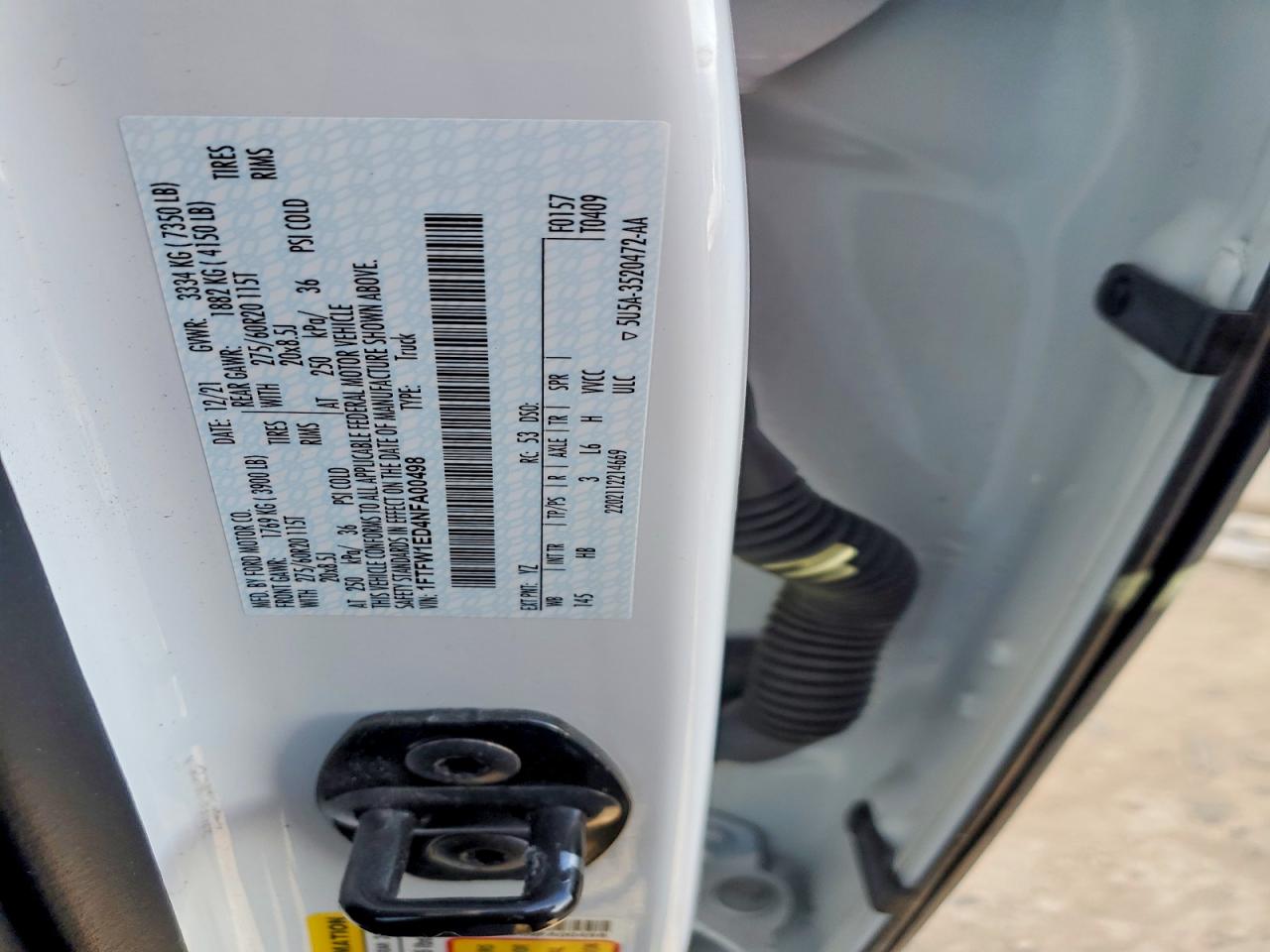 2022 FORD F150 SUPERCREW photo 34