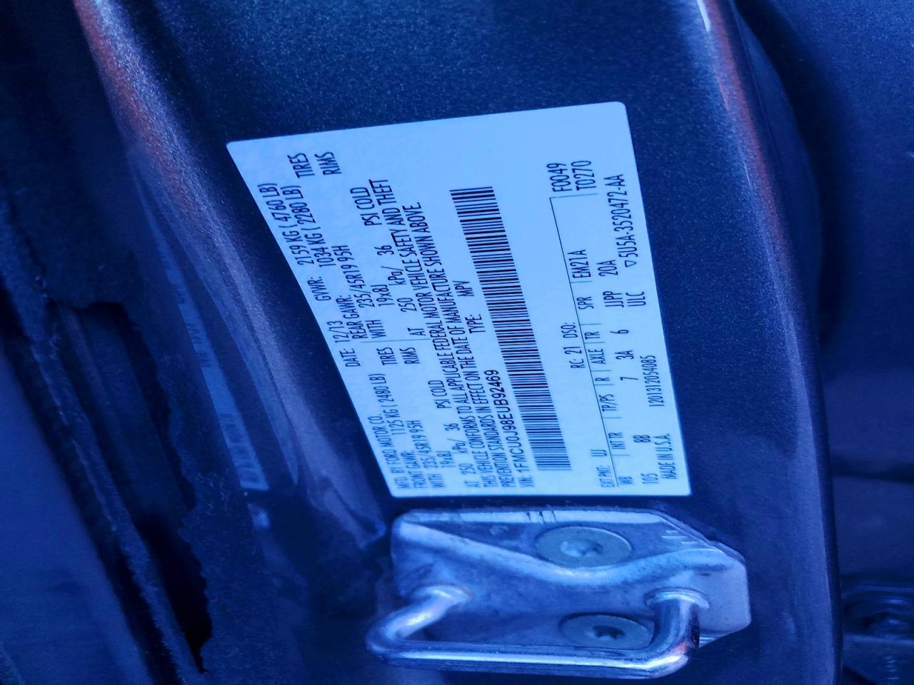 2014 FORD ESCAPE TITANIUM photo 12