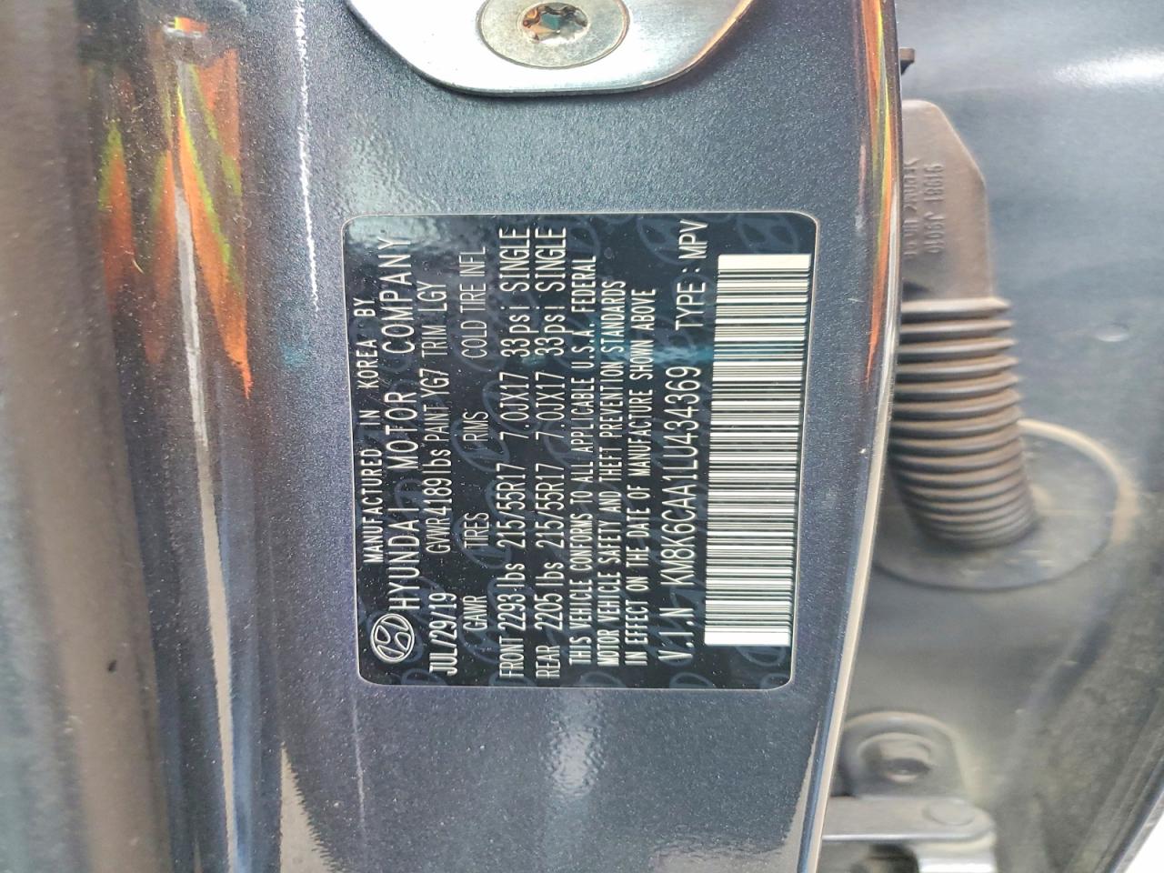 2020 HYUNDAI KONA SEL PLUS photo 37