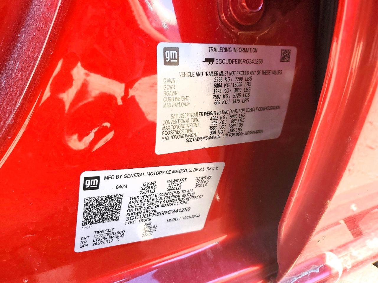 2024 CHEVROLET SILVERADO K1500 LT TRAIL BOSS photo 12