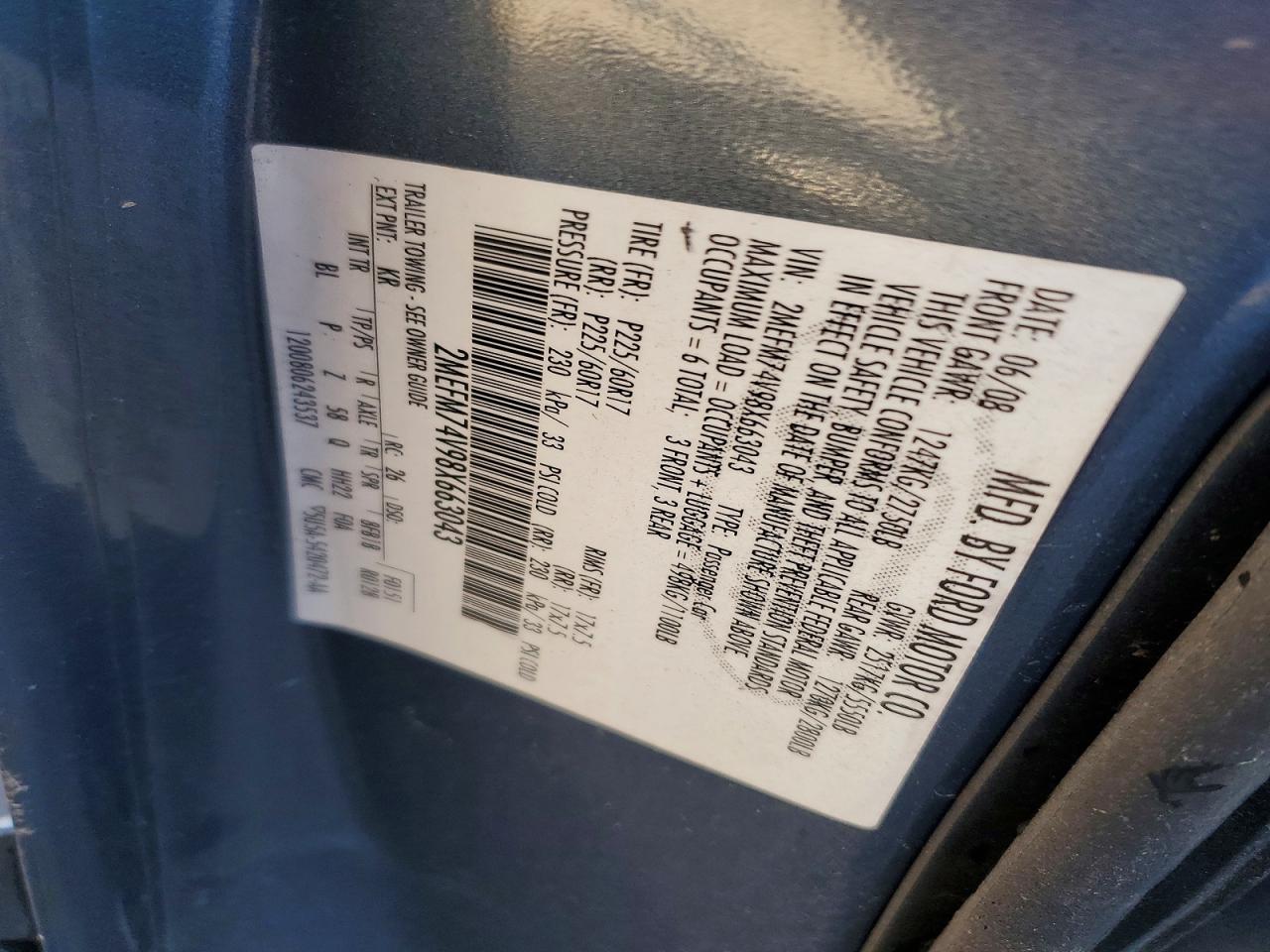 2008 MERCURY GRAND MARQUIS photo 12
