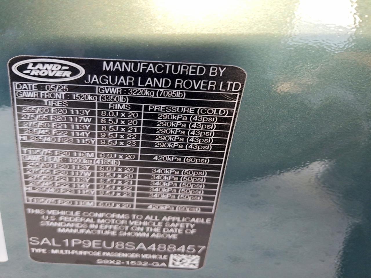 2025 LAND ROVER RANGE ROVER SPORT SE photo 13