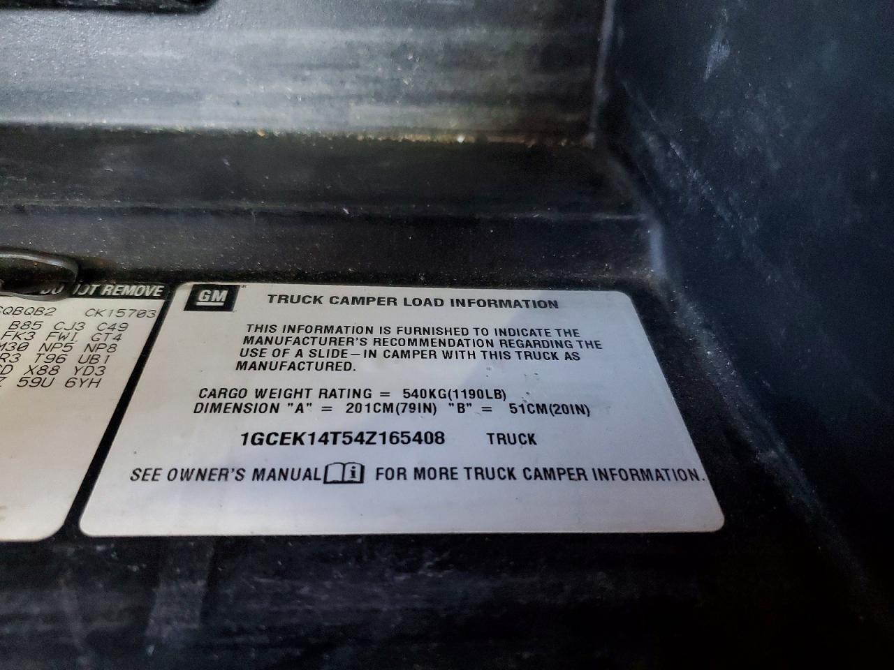 2004 CHEVROLET SILVERADO K1500 photo 12