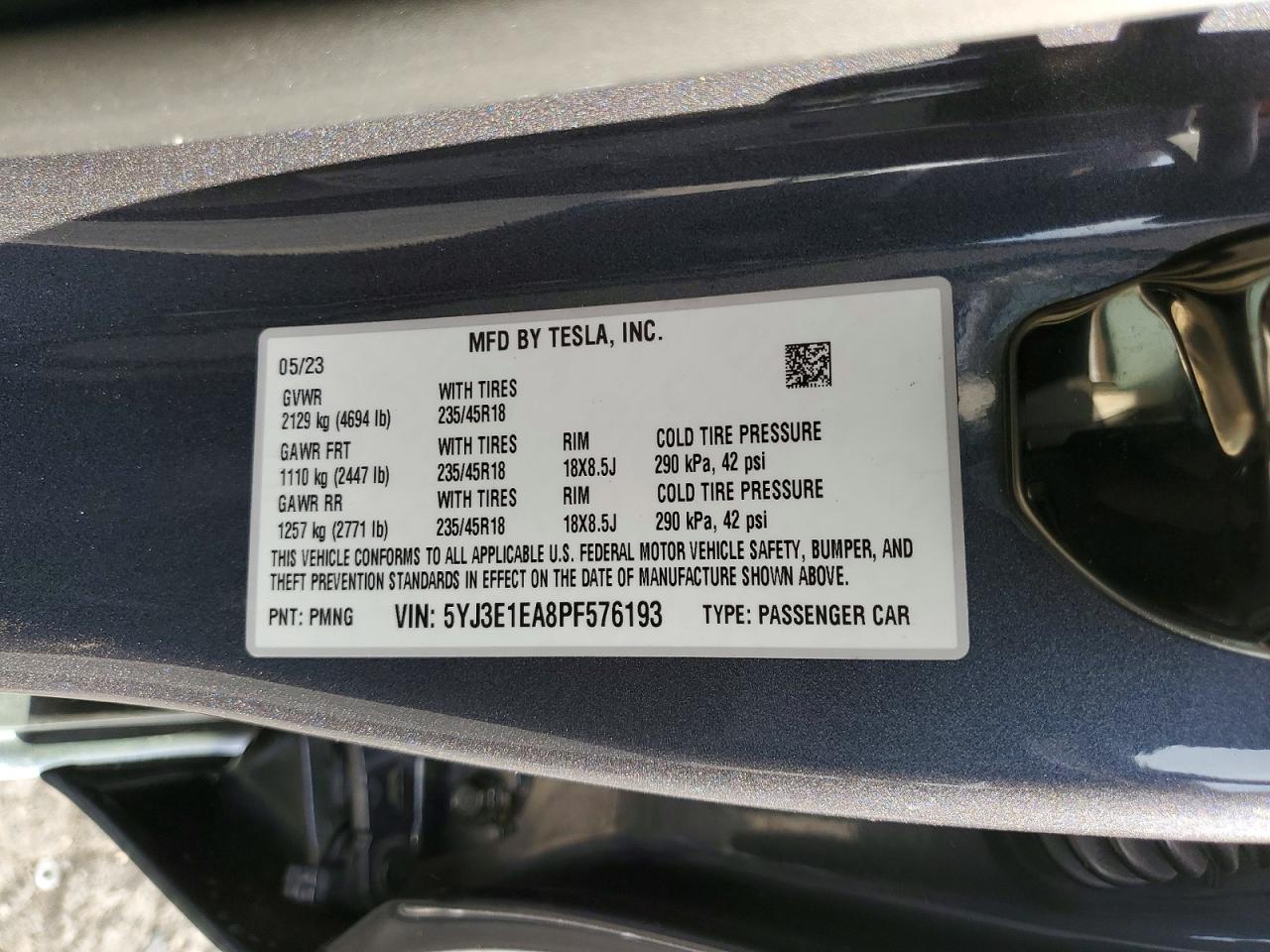 2023 TESLA MODEL 3 photo 25