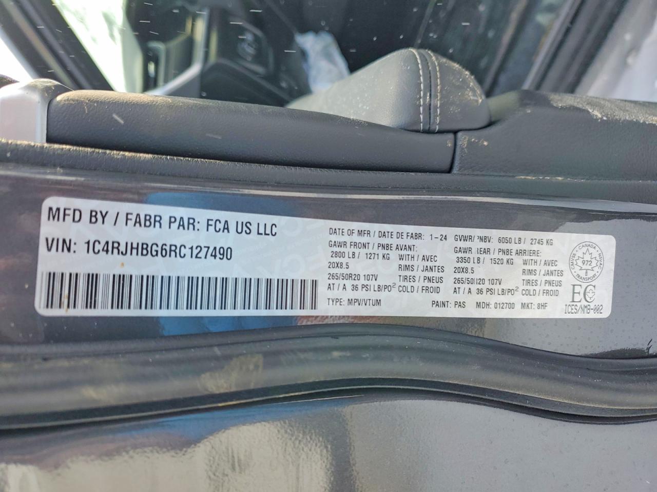 2024 JEEP GRAND CHEROKEE LIMITED photo 14