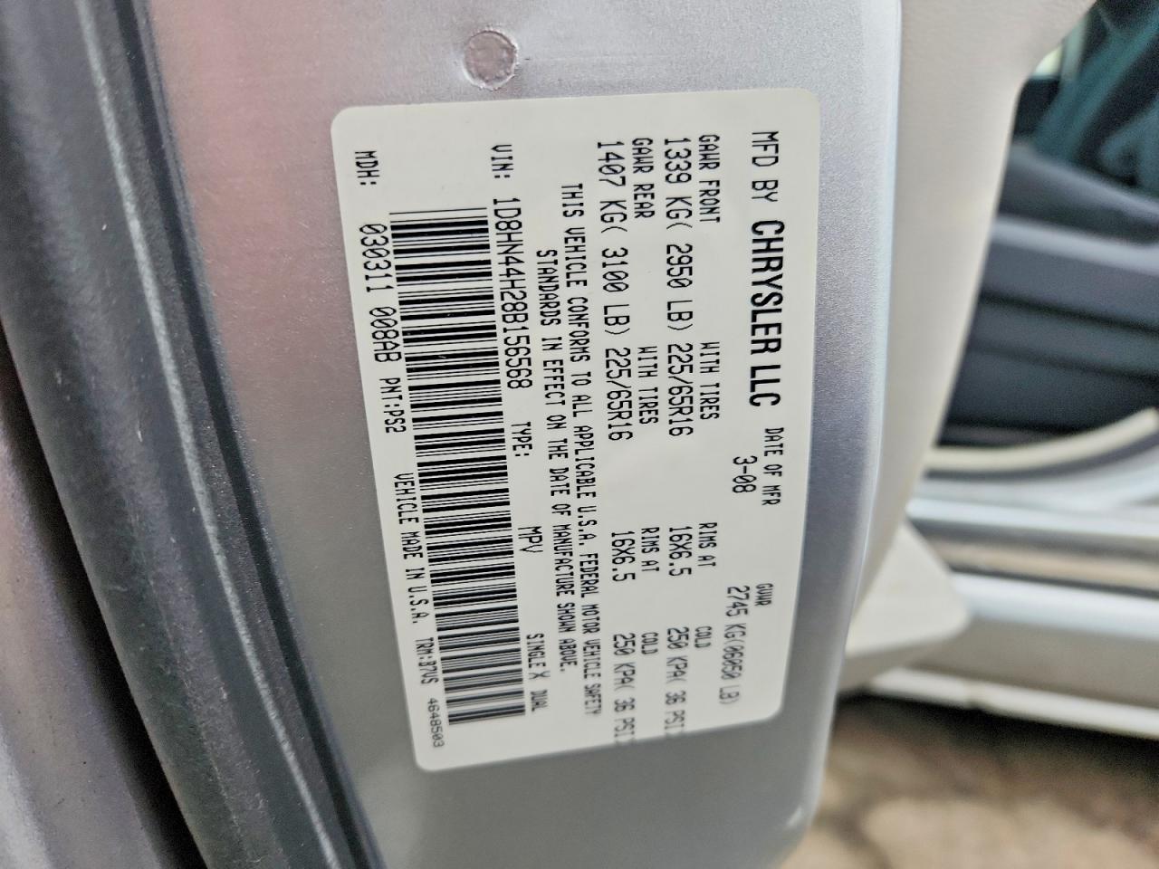 2008 DODGE GRAND CARAVAN SE photo 23
