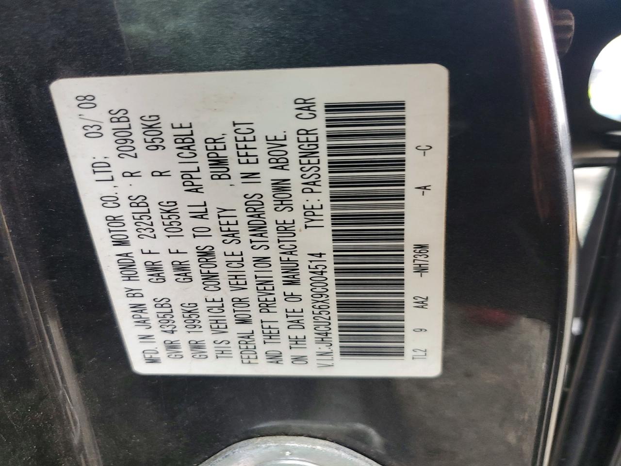 2009 ACURA TSX photo 34