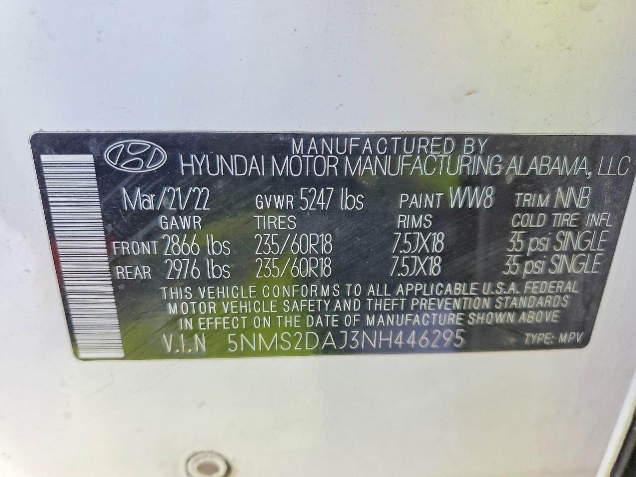 2022 HYUNDAI SANTA FE SEL photo 23