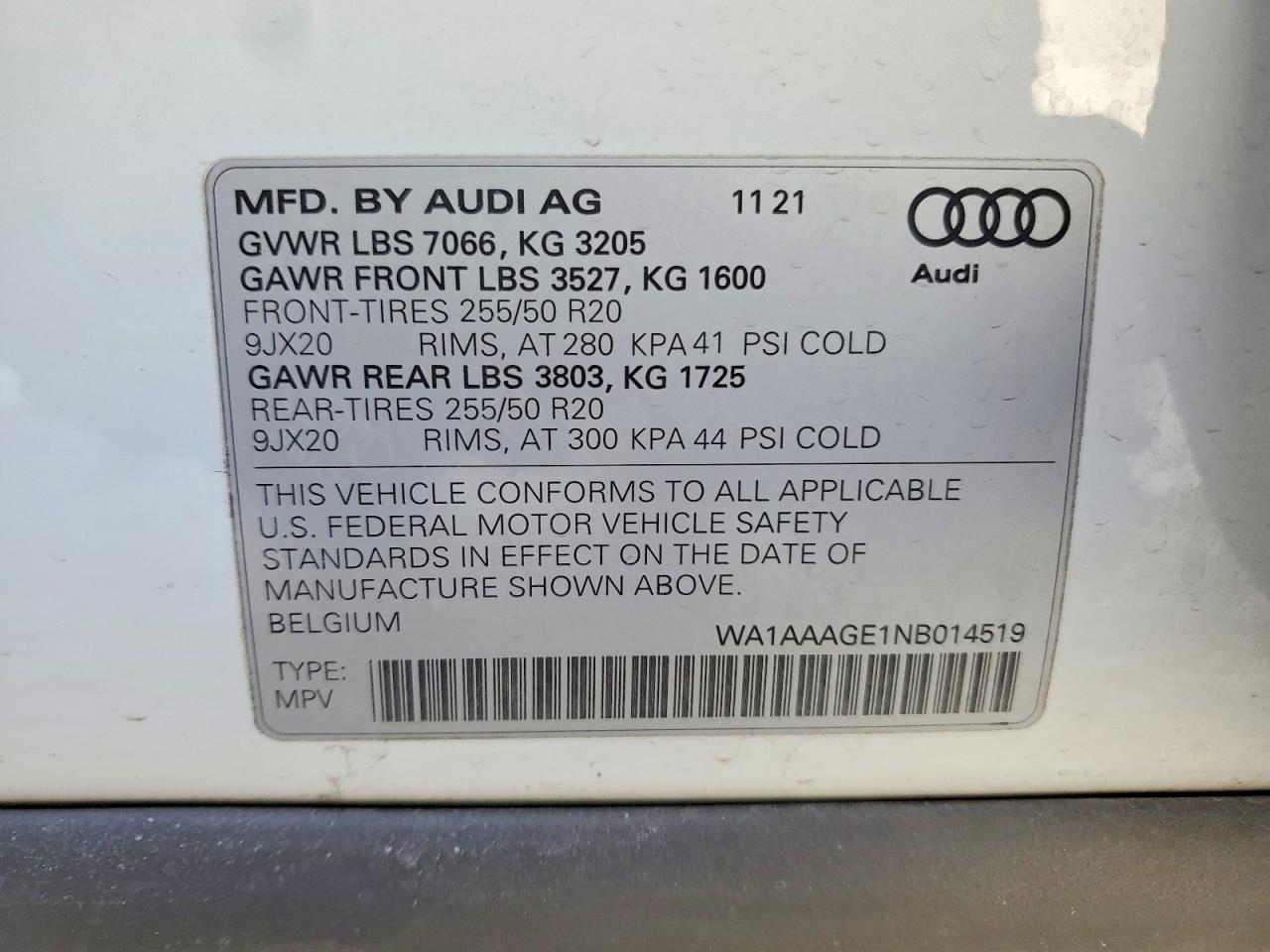 2022 AUDI E-TRON PREMIUM photo 24