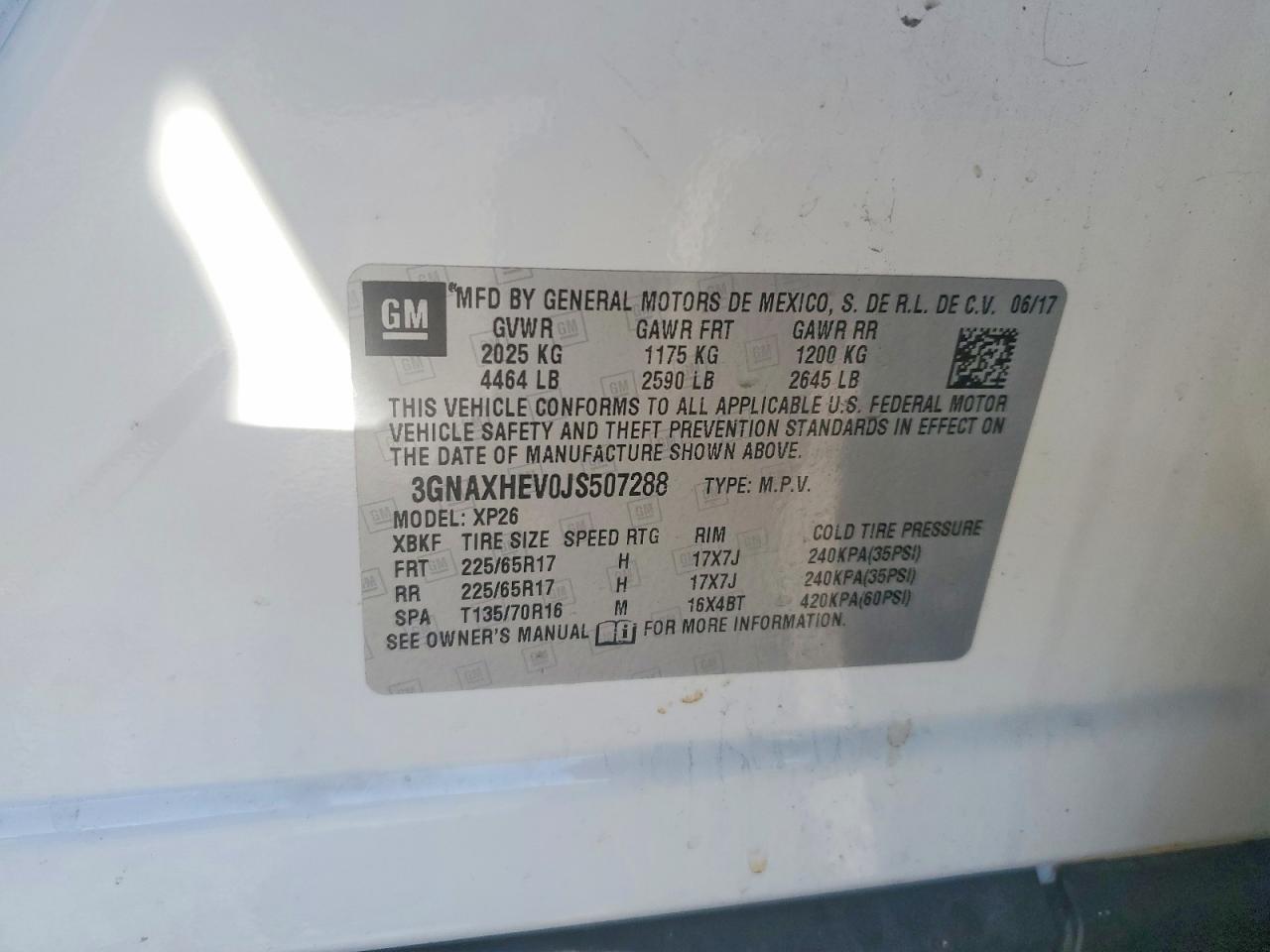 2018 CHEVROLET EQUINOX LS photo 25