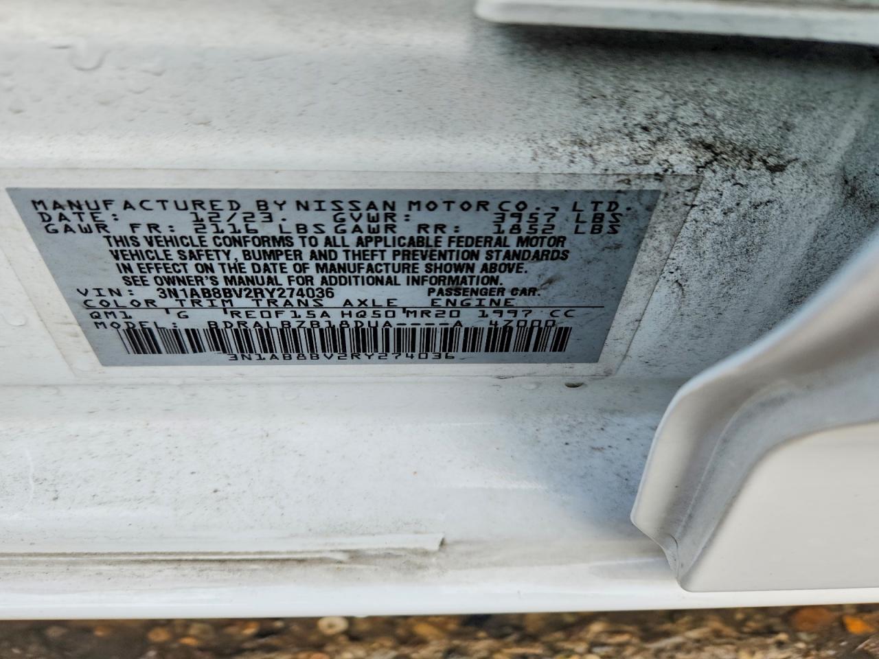 2024 NISSAN SENTRA S photo 23