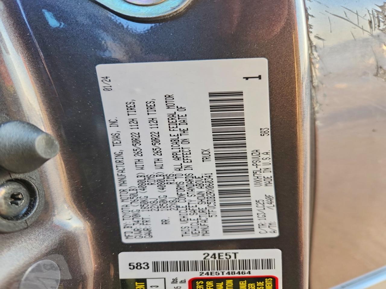 2024 TOYOTA TUNDRA photo 12