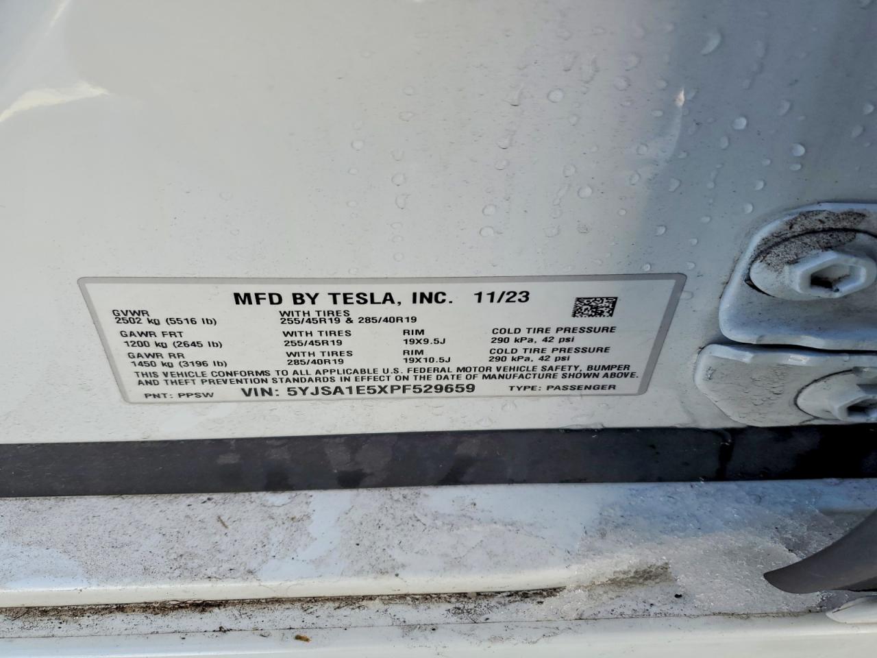 2023 TESLA MODEL S photo 25