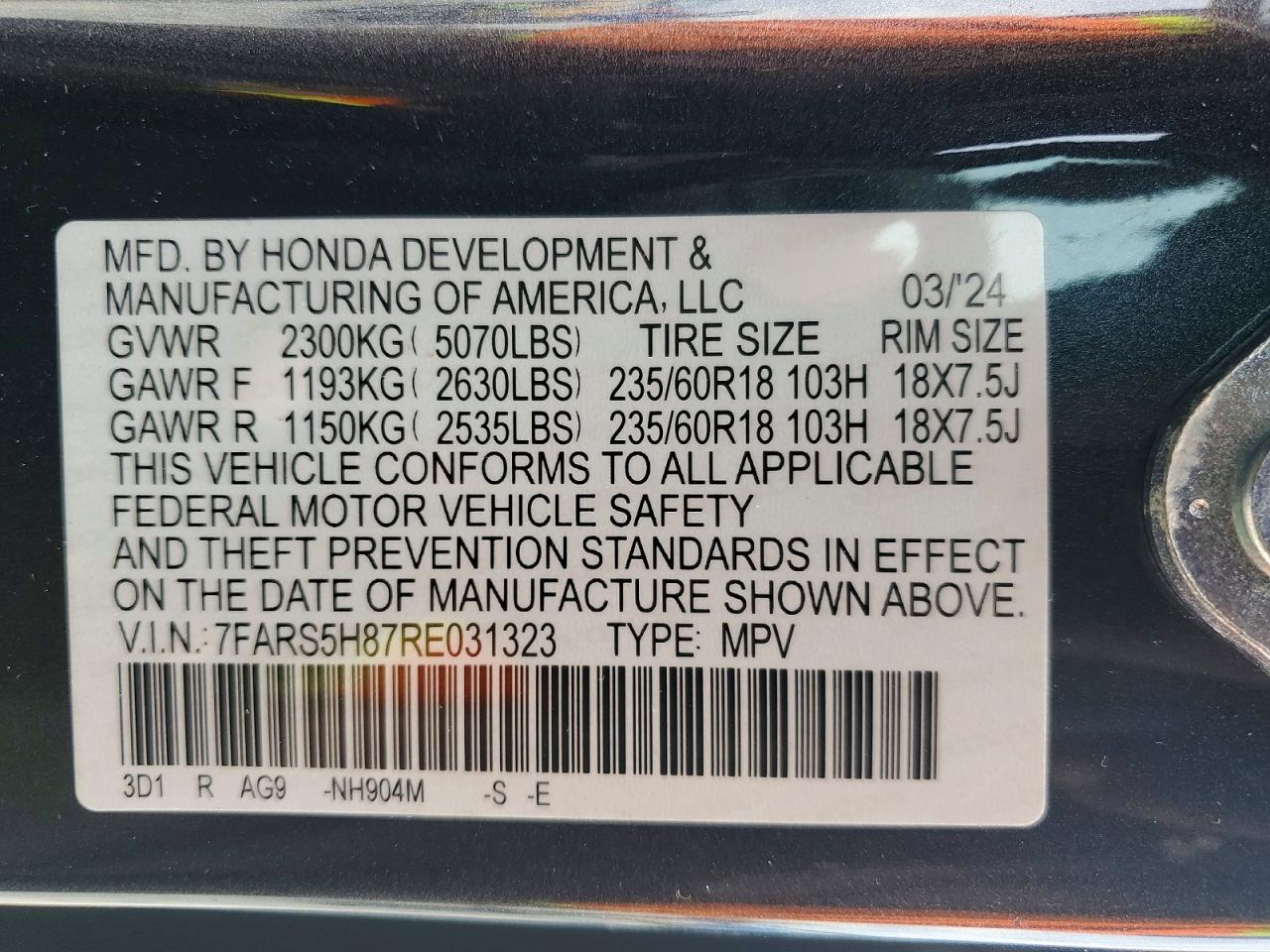 2024 HONDA CR-V SPORT-L photo 37