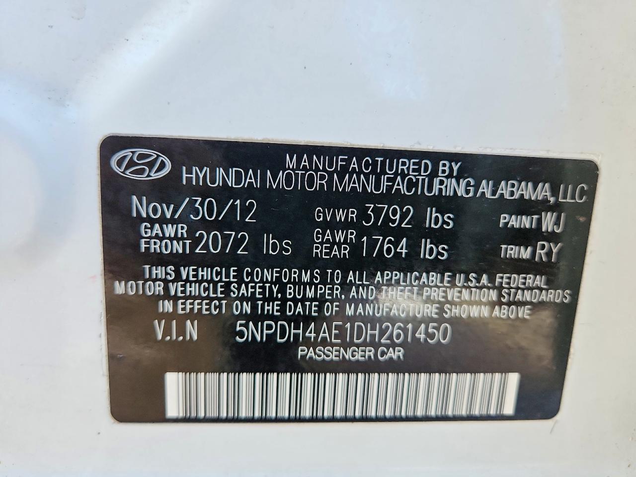 2013 HYUNDAI ELANTRA LIMITED photo 34