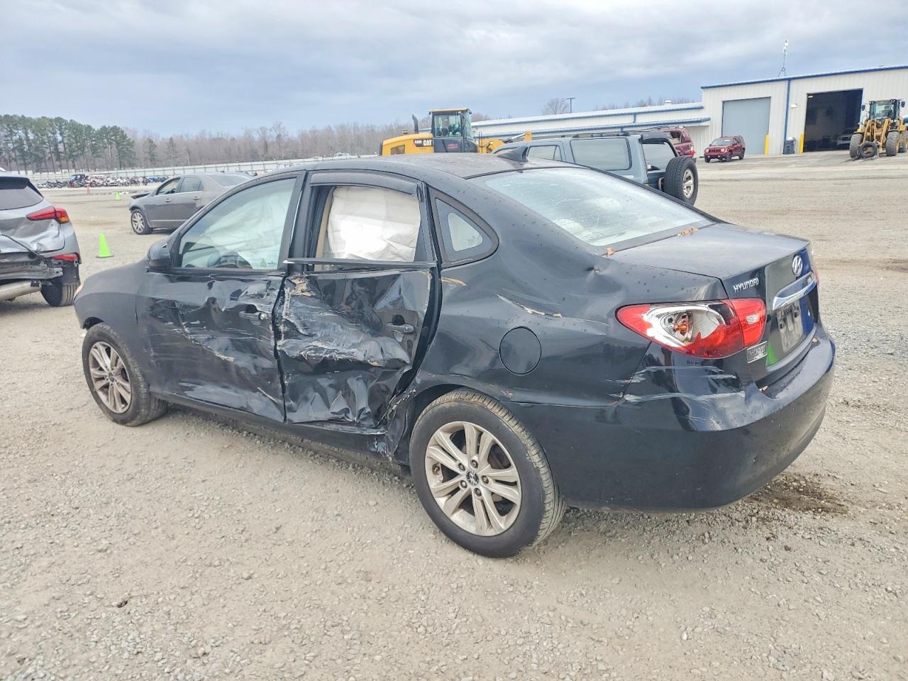 2010 HYUNDAI ELANTRA BLUE photo 2