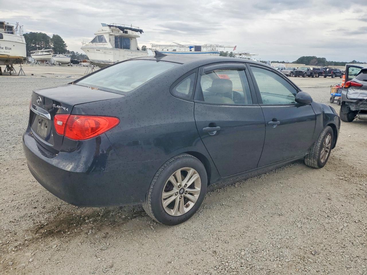 2010 HYUNDAI ELANTRA BLUE photo 3