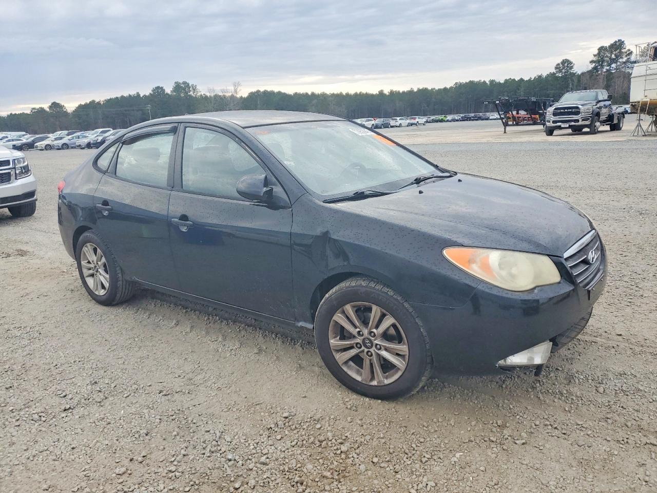 2010 HYUNDAI ELANTRA BLUE photo 4
